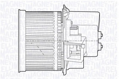 MAGNETI MARELLI 069412654010 -  Электродвигатель, вентиляция салона